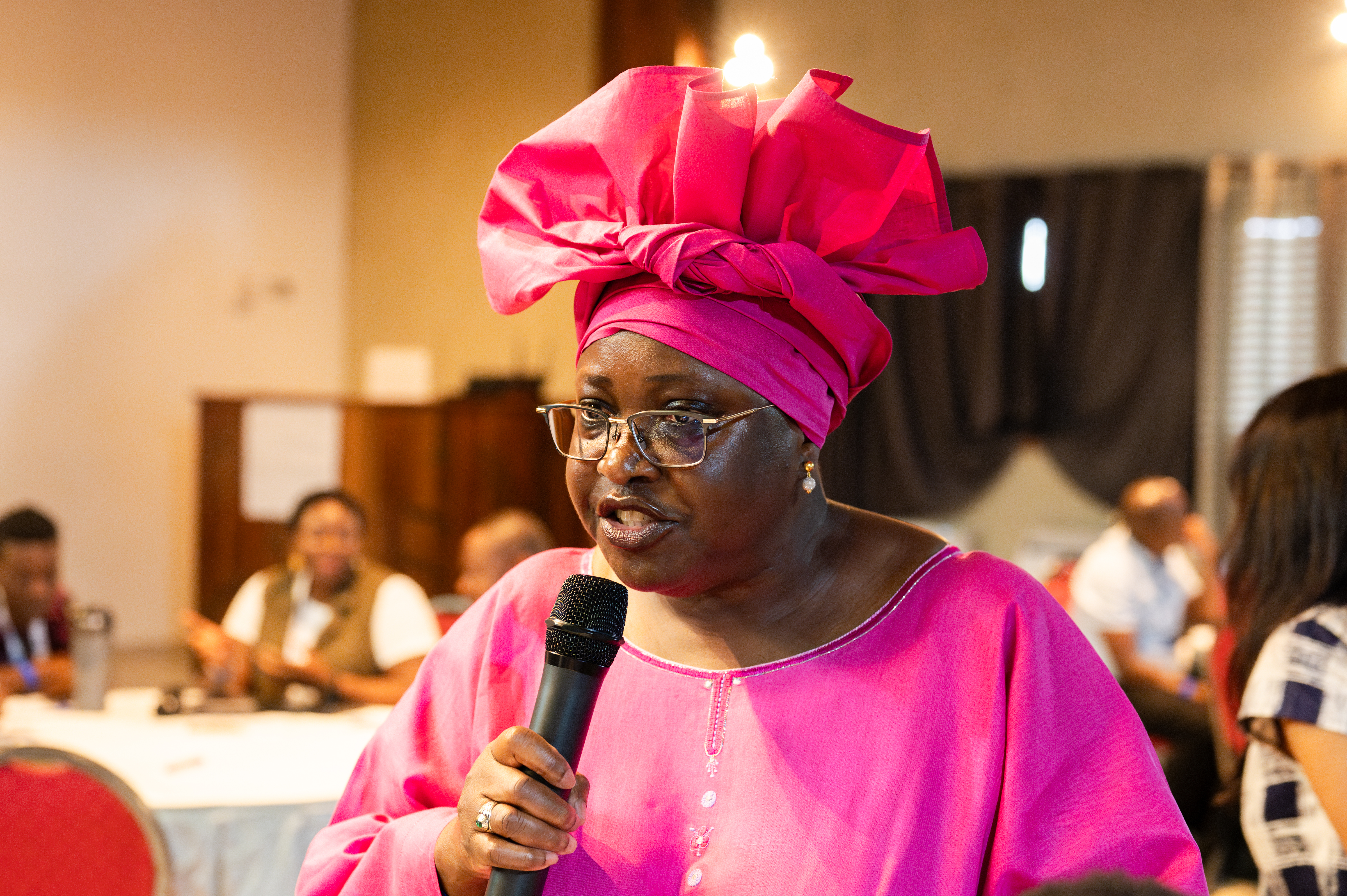 Elizabeth Rasekoala, President of The Pan-African Network for the Popularization of Science & Technology and Science Communication (African Gong) (Photo: G. Ortolani/TWAS)