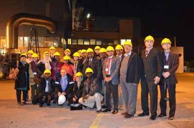 Tour of waste plant