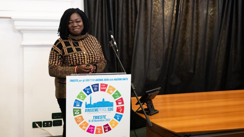 Adoukè Nadège Agbodjato SDGs event