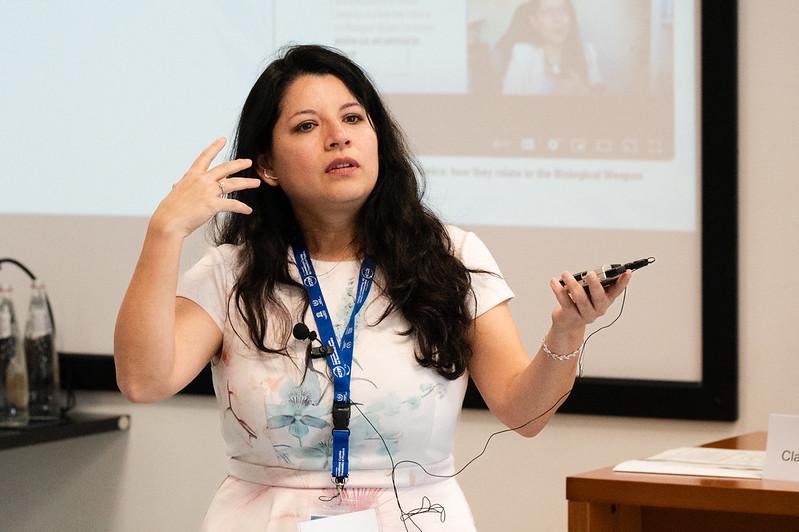 Clarissa Rios Rojas, Political Affairs Officer, Biological Weapons Convention Implementation Support Unit, United Nations Office for Disarmament Affairs. (Photo: G. Ortolani/TWAS)