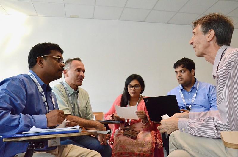 A breakout group from the 2018 AAAS-TWAS Science Diplomacy Course.