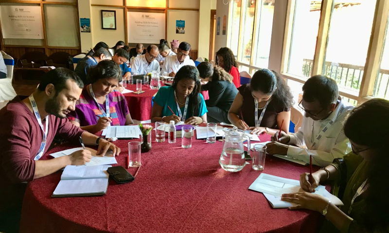 TWAS grantees gathered for a conference in Nepal called "Building Skills for Scientific Research" in June 2019. [Photo: P. Patel/TWAS]