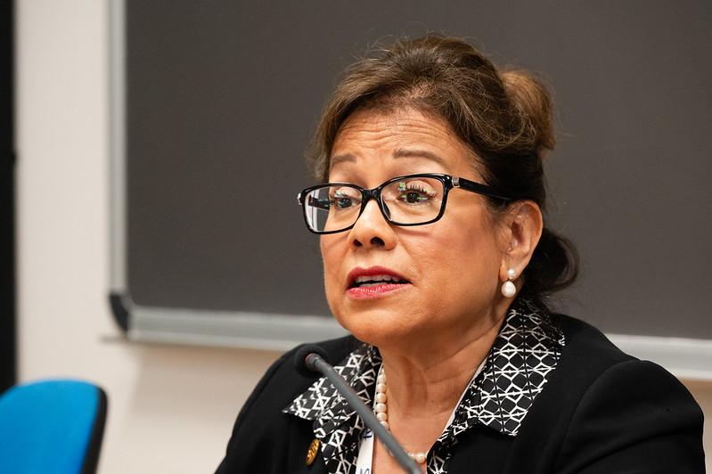 Ivonne Higuero, Secretary-General of the Convention on International Trade in Endangered Species of Wild Fauna and Flora (CITES). (Photo: G. Ortolani/TWAS)